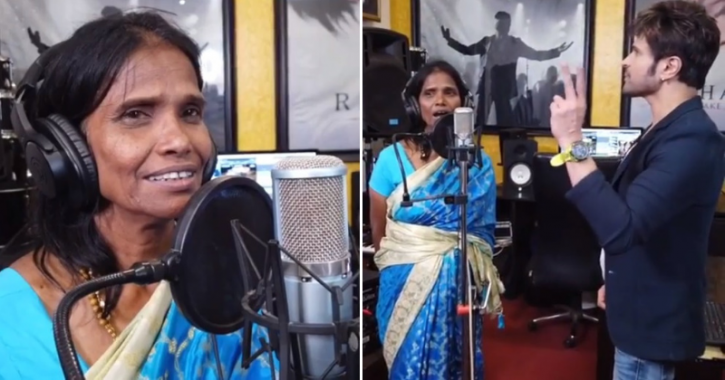 Ranu Mondal – The Sensation Who Records her First Song with Himesh Reshammiya